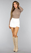 Longsleeve Taupe Panterprint Bodysuit