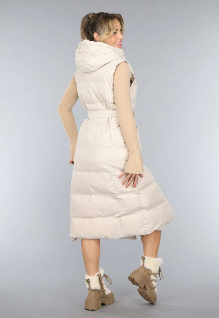 Taupe Winterlaarzen met Ritssluiting