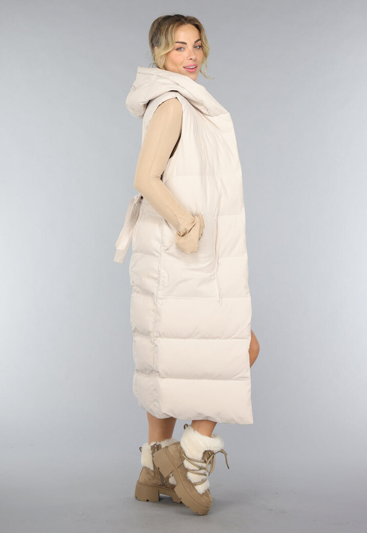 Taupe Winterlaarzen met Ritssluiting