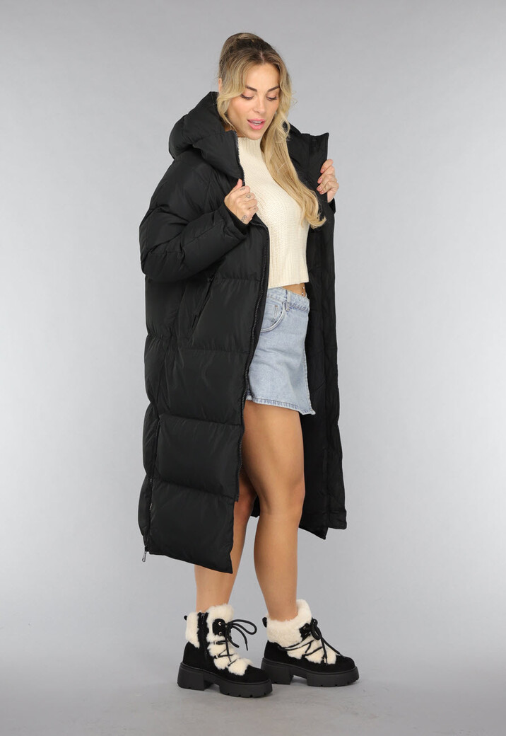 Zwarte met Bont Gevoerde Snowboots