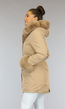 Camel Winterjas met Bont