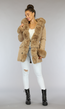 Camel Winterjas met Bont