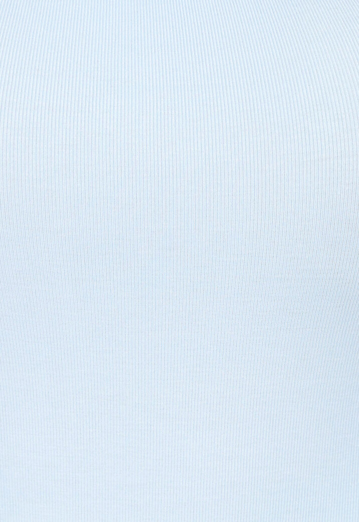 Choker Look Bodysuit in Lichtblauw