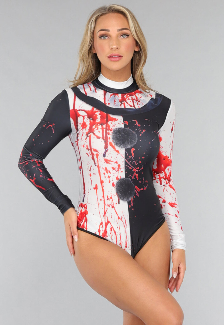 Bloederige Crazy Clown Bodysuit