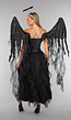 Duister Engel Kostuum met Vleugels