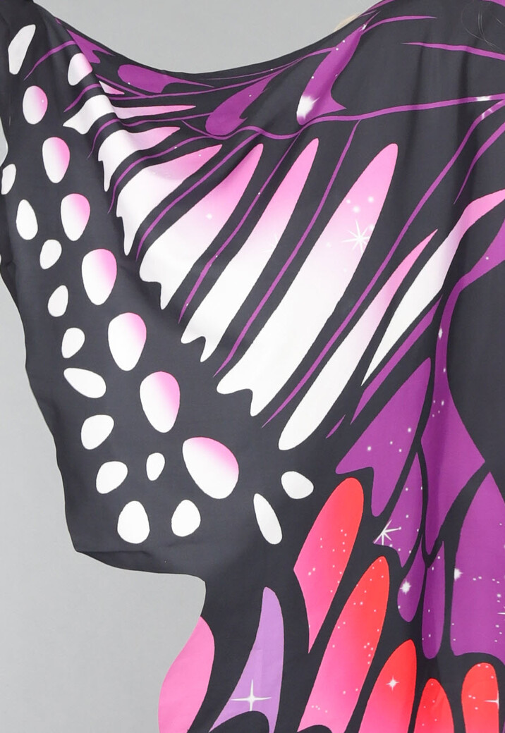 Paarse Butterfly Cape