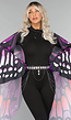 Paarse Butterfly Cape