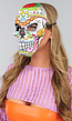 Kleurrijk Skeletten Masker