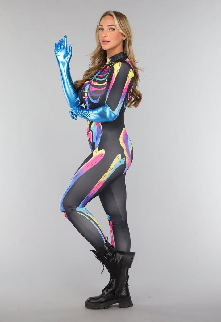 Lange Blauwe Diner Handschoenen