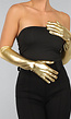 Gouden Metallic Handschoenen