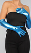 Lange Blauwe Diner Handschoenen