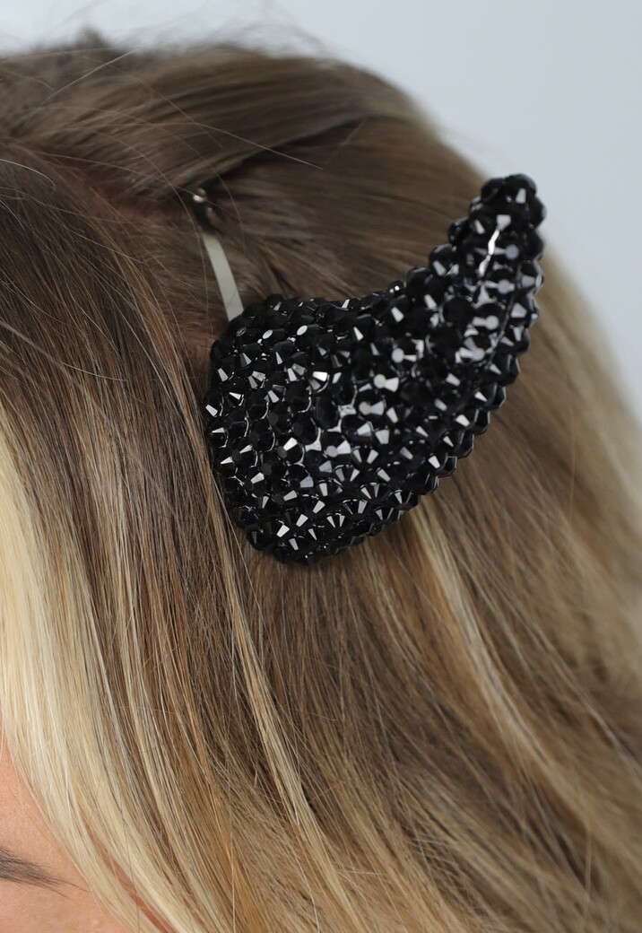 Zwarte Haarclips van Duivelse Oortjes