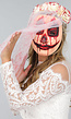 Bebloed Bridal Masker met Purge Look