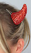 Rode Duivel Oortjes Haarclips