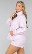 Lila Short Set met Windjack