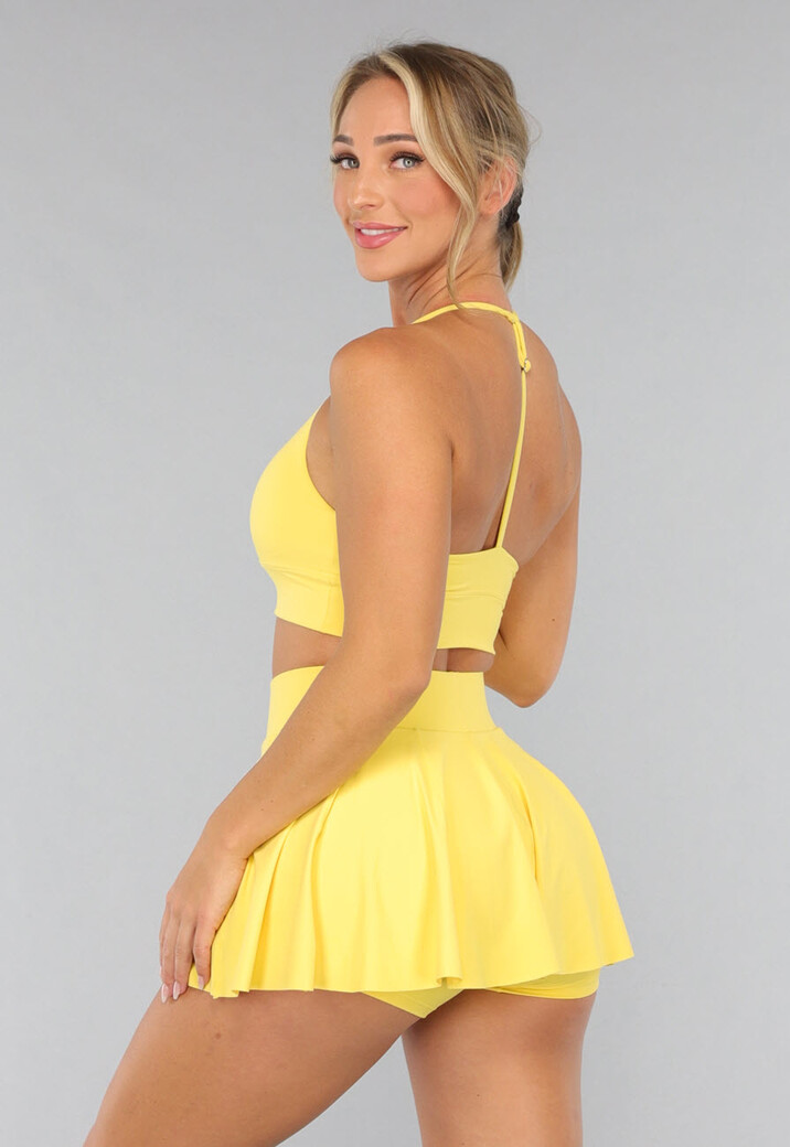 Sportsetje met Ingewerkt Broekje Geel