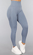 Blauwe Trainingslegging met Push Up Effect