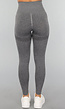 Grijze Squat Proof Fitness Legging
