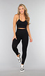 Zwarte Sportlegging met Scrunch