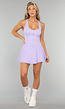 Sportief Lila Tennis Jurkje met Rits