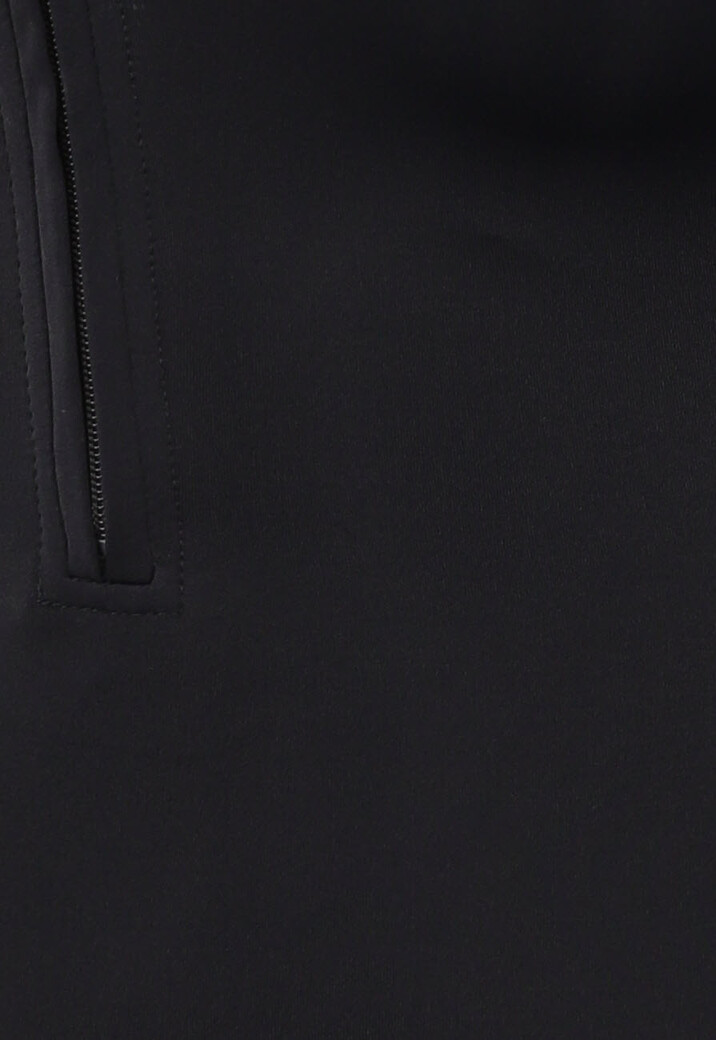 Zwarte Aansluitende Jumpsuit met Ritssluiting