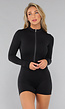 Strakke Aansluitende Zwarte Playsuit