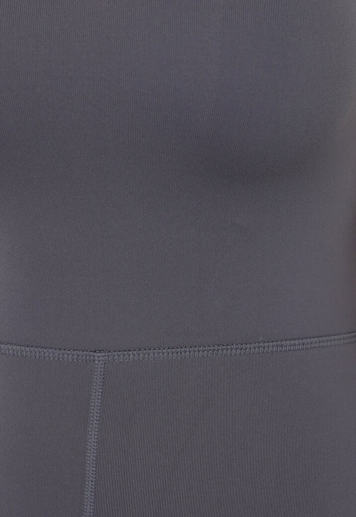 Antraciet Flair Jumpsuit met Brede Schouderbanden