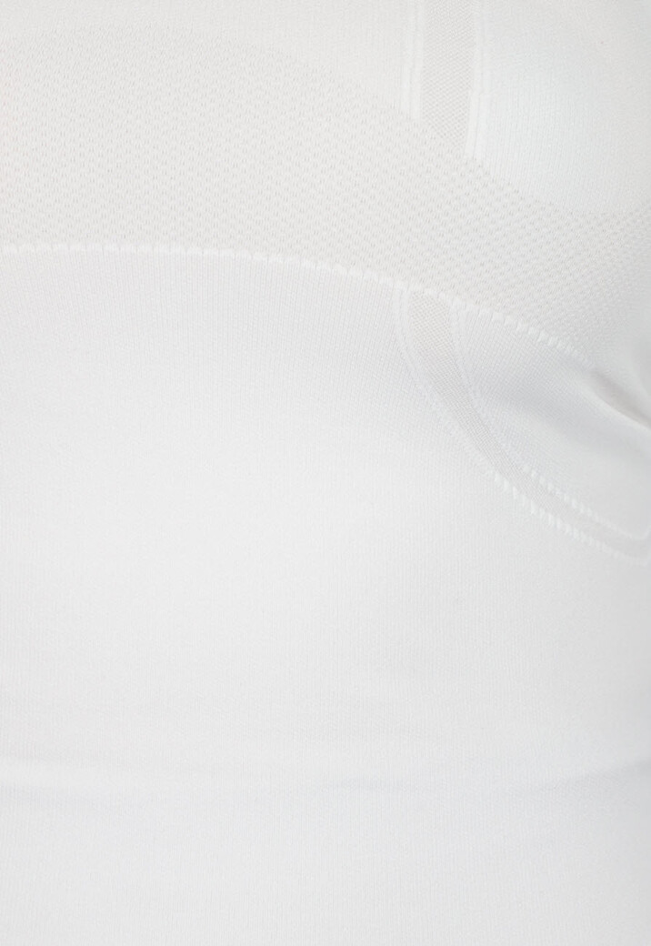 Witte Aansluitende Longsleeve Sporttop