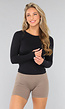 Sportieve Longsleeve Top van Elastische Stof
