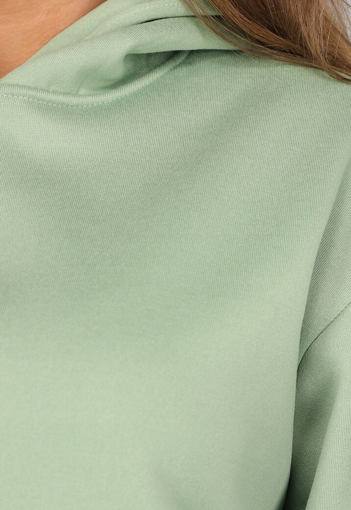 Groene Short Set met Hoodie