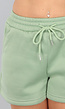 Groene Short Set met Hoodie