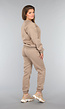 Fleece Jogger Set in Camel