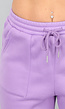 Paarse Fleece Two Piece met Capuchon