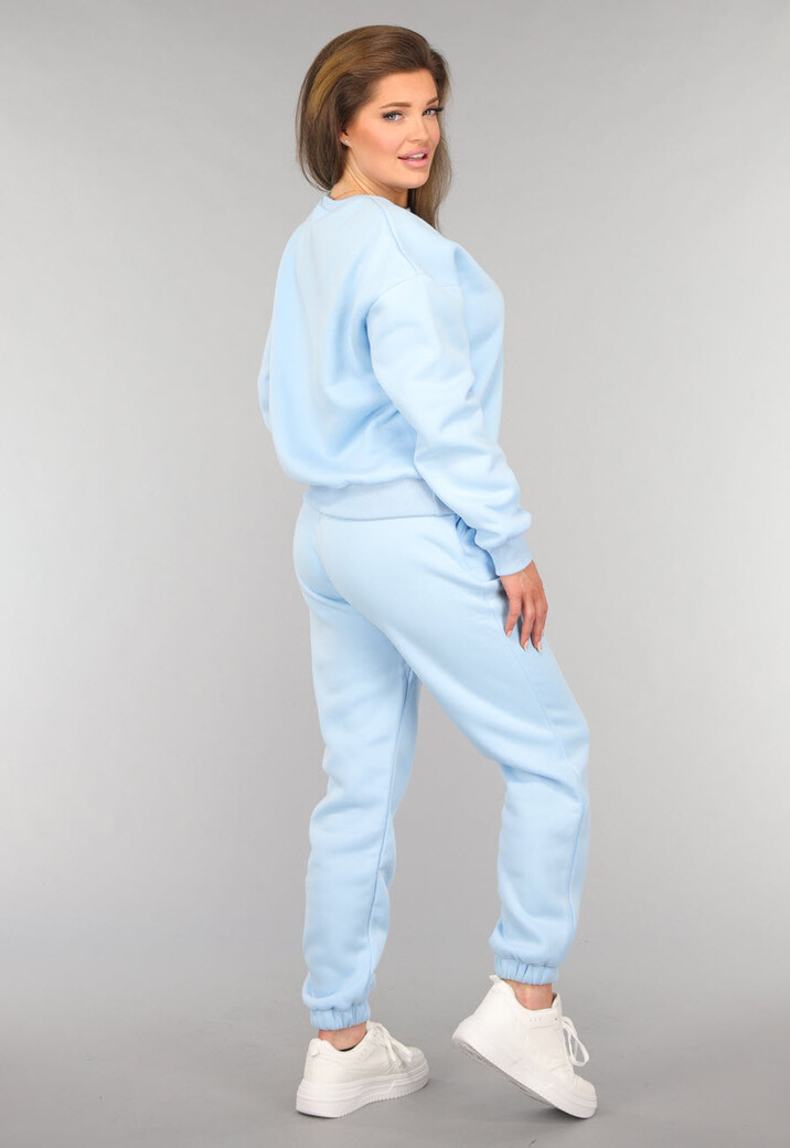 Lichtblauw Fleece Huispak