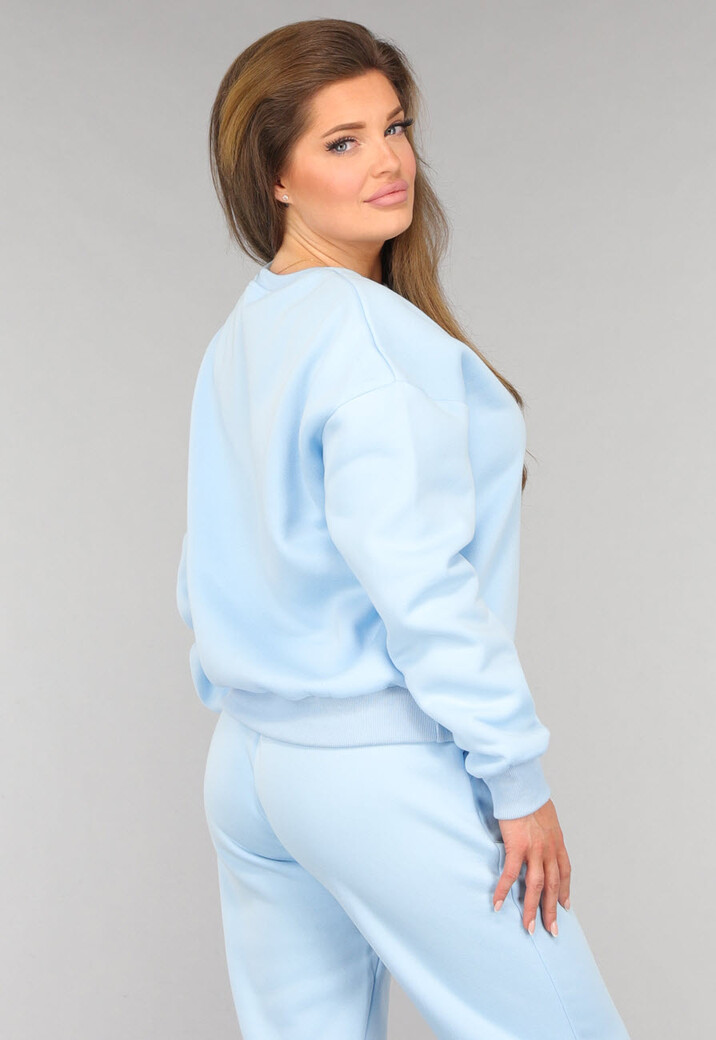 Lichtblauw Fleece Huispak