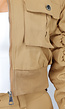 Wide Leg Cargo Set in Camel