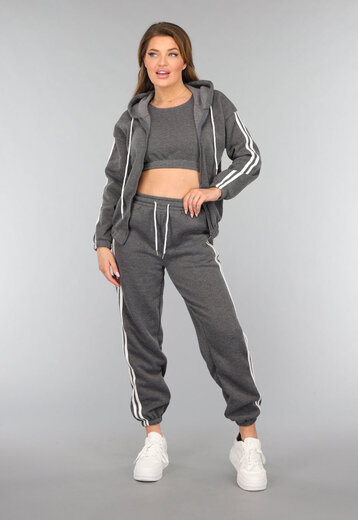 Grijze Driedelige Chill Set