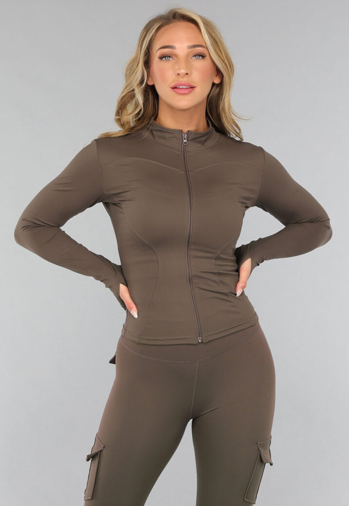 Donkerbruine Cargo Gymset met Scrunch