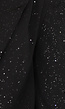 Zwarte Skort met Glitters en Twist Detail