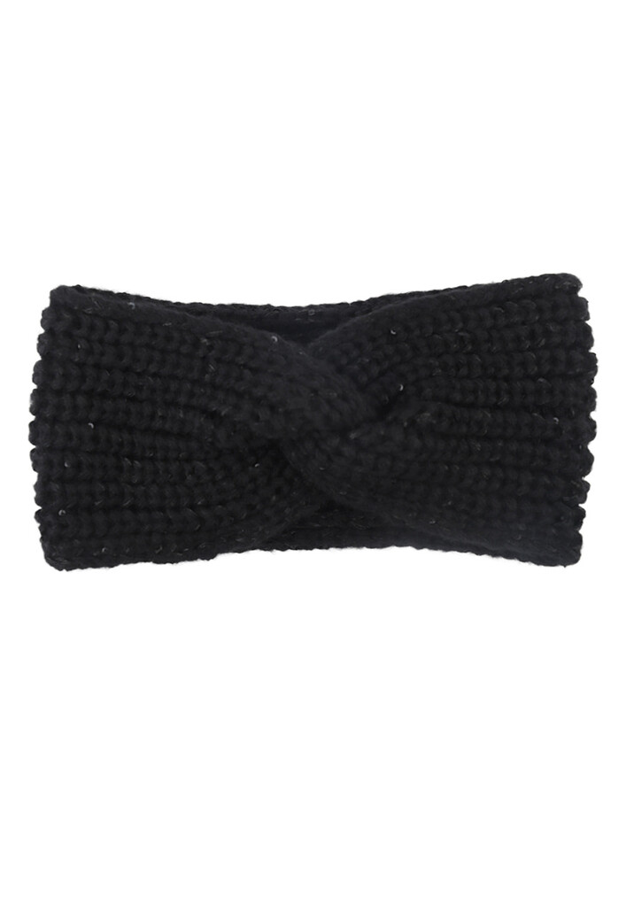Gebreide Haarband met Pailletten