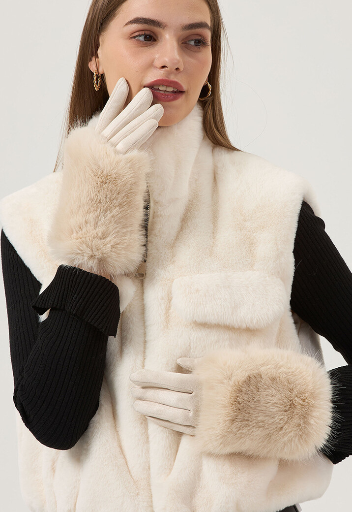 Faux Fur Handschoenen