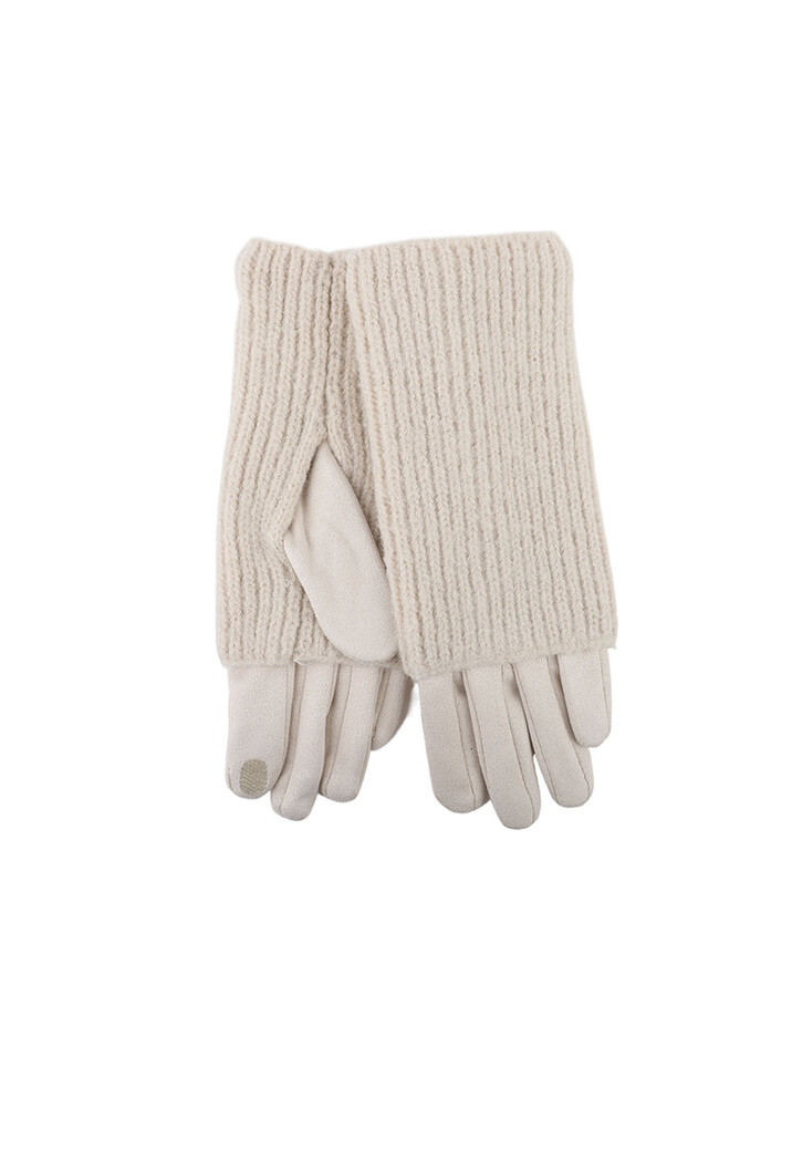 Suèdelook Overslag Handschoenen