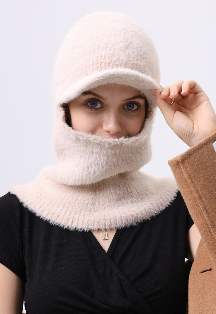 Gezichts Bedekkende Muts met Klep