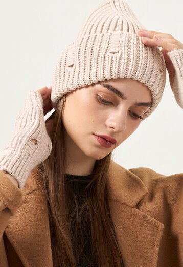 Grove Gebreide Ripped Muts