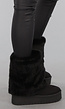 Zwarte Imitatie Bont Snowboots