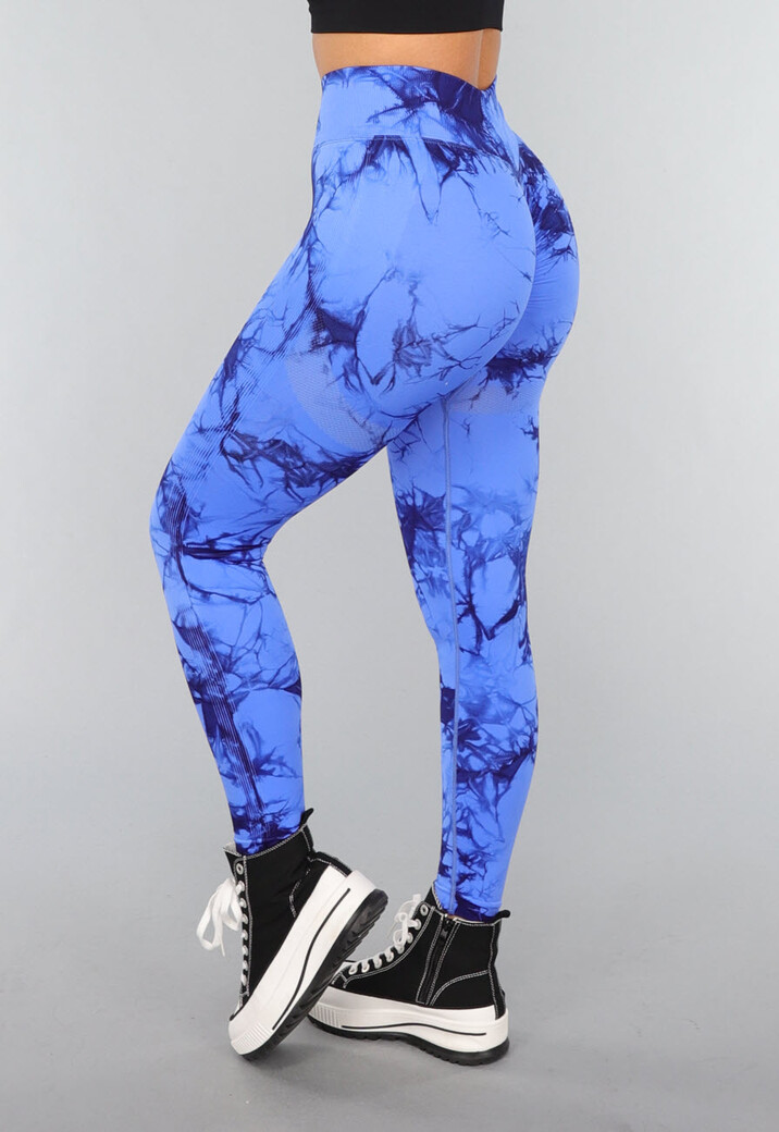Scrunch Fitness Legging met Print en Overslag