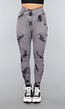 Stretchy Gym legging met Print en Overslag Taille