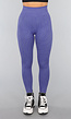 Gestreepte Sportlegging in Blauw