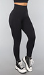 Zwarte Sportlegging met Scrunch