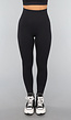 Zwarte Sportlegging met Scrunch